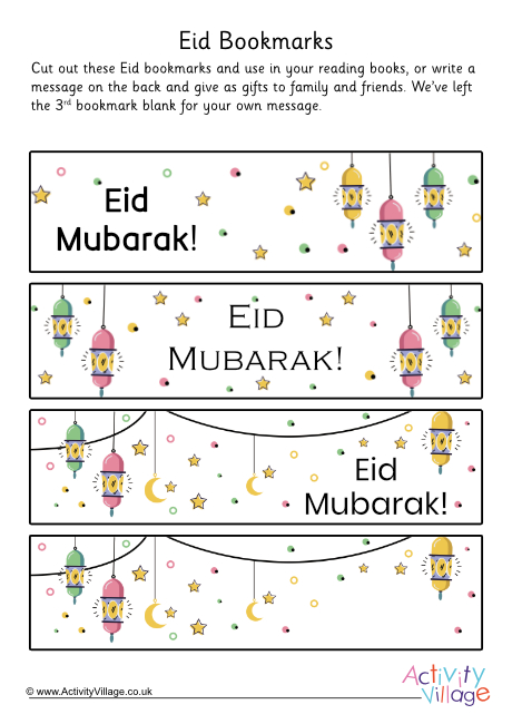 Eid bookmarks