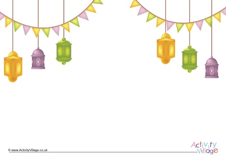 Eid lantern frame