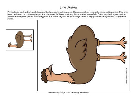 Emu jigsaw