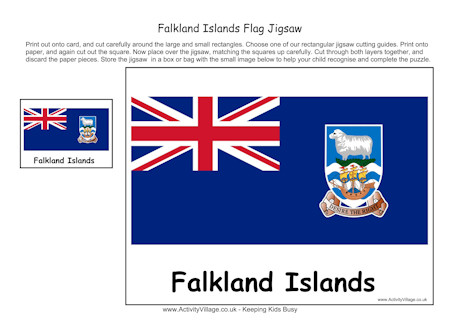 Falkland Islands flag jigsaw