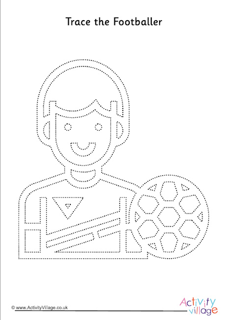 Footballer tracing page 2