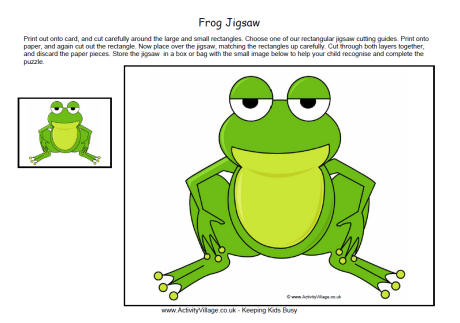 Frog jigsaw