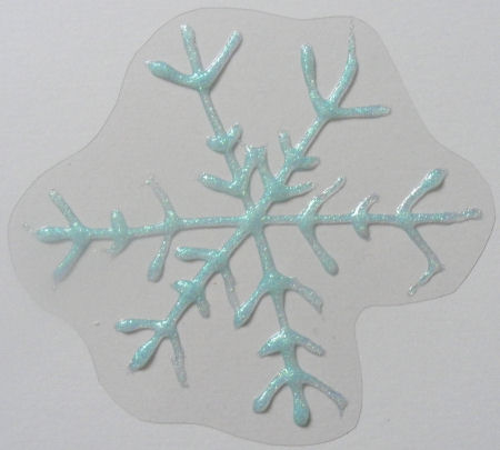 Glitter Glue Snowflake