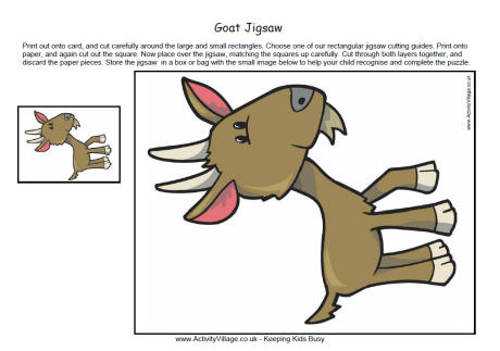Goat jigsaw