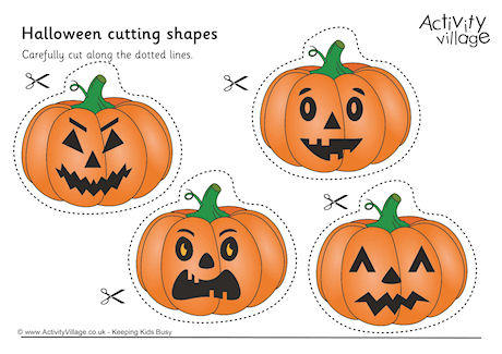 Download Halloween Cutting Shapes 2