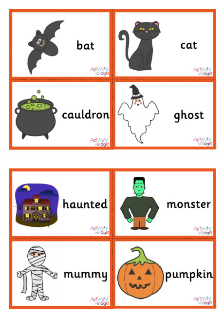 Halloween Flashcards - Small