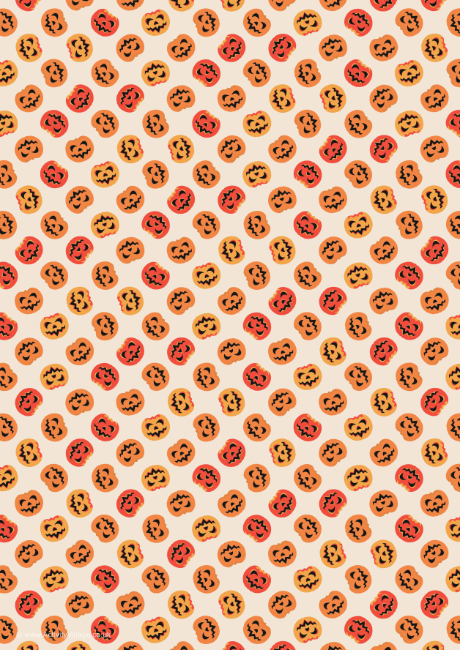 Halloween Scrapbook Paper Pumpkins
