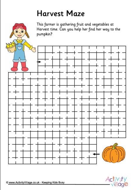 Harvest maze