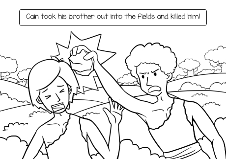 cain and abel activity sheets