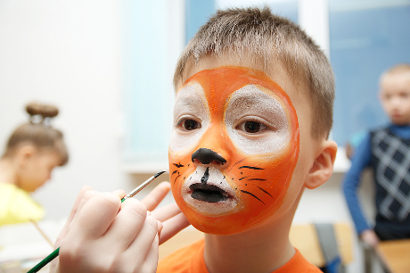Simple Year of the Tiger face painting