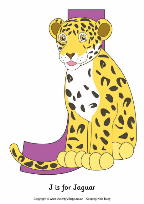 J is for jaguar poster