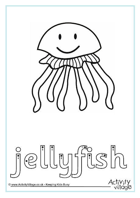 jellyfish finger tracing