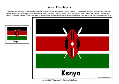 meaning flag kenya Flag Kenya Jigsaw