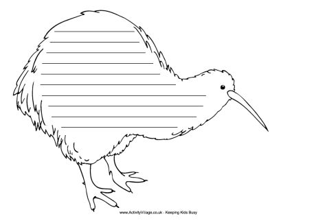 Kiwi writing frame 1