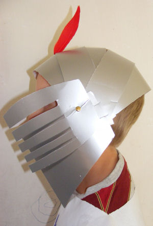 helmet knight costume diy knights visor cardboard easy medieval template crafts own paper making roman costumes craft halloween armor kid