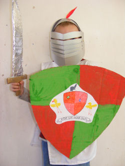 Knight's Shield Dressing Up Craft For Kids