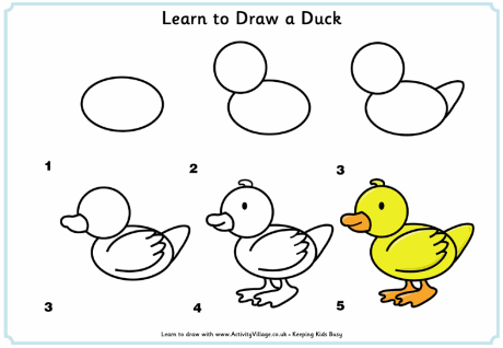 Learn to Draw a Duck