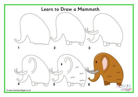Learn To Draw A Mammoth
