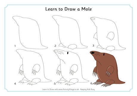 Amazing How To Draw A Mole in the world Check it out now 