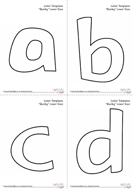 all-letter-templates-lower-case-quirky