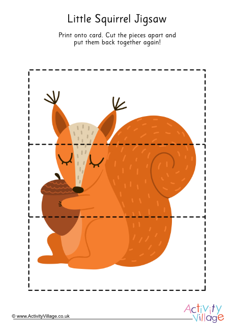 Little Squirrel Jigsaw
