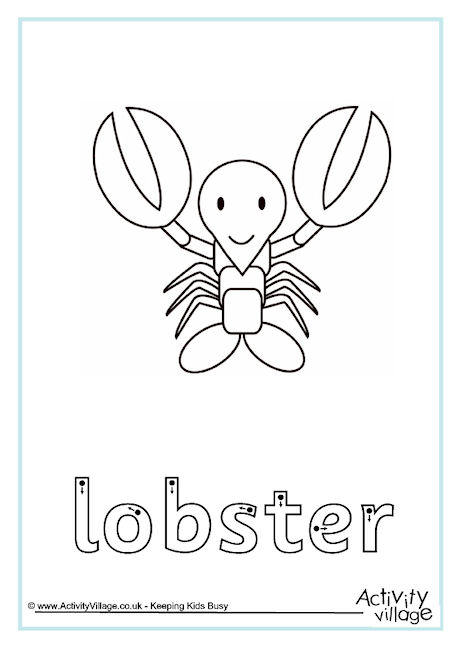 Lobster Finger Tracing
