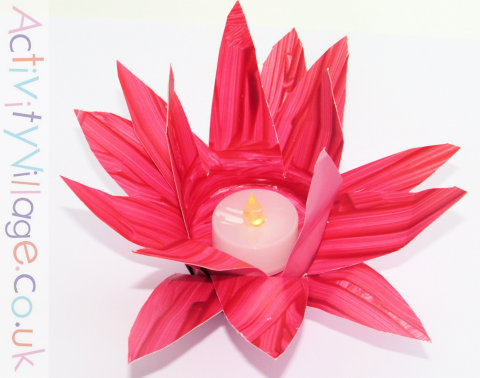 how to make lotus lantern