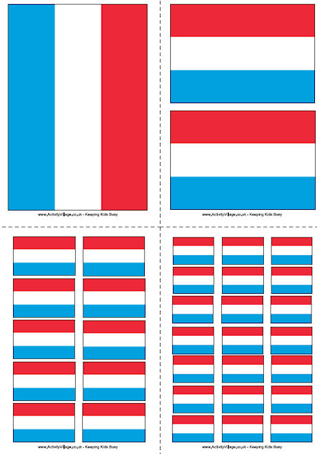 Download Luxembourg Flag Printable