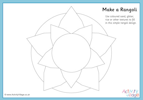 Make a rangoli 1