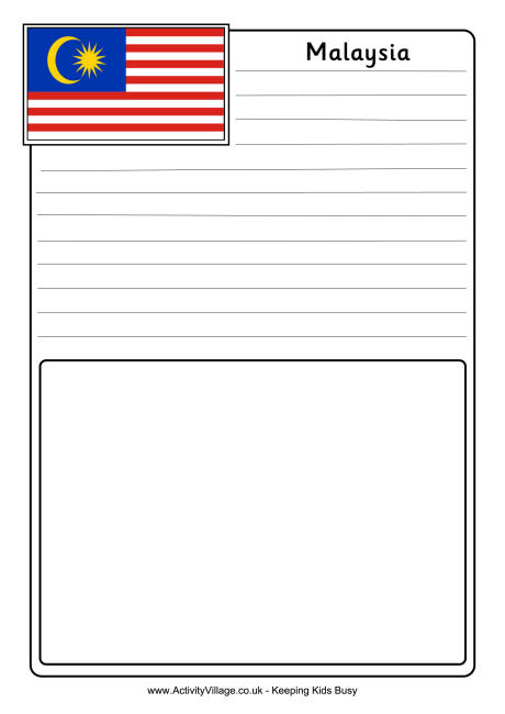 Malaysia notebooking page