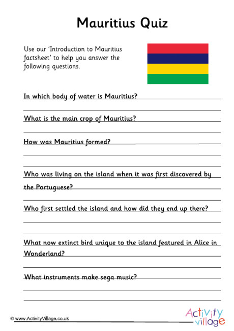 Mauritius Quiz