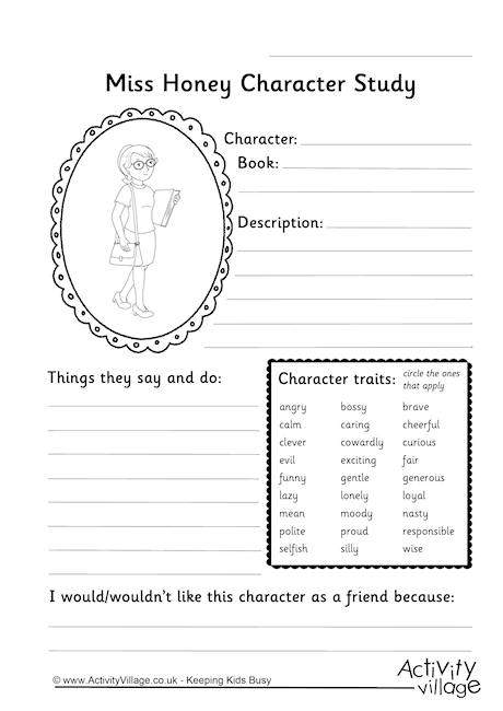 Miss Honey Character Study