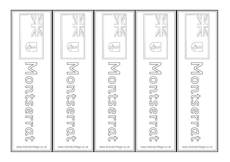 Montserrat bookmarks