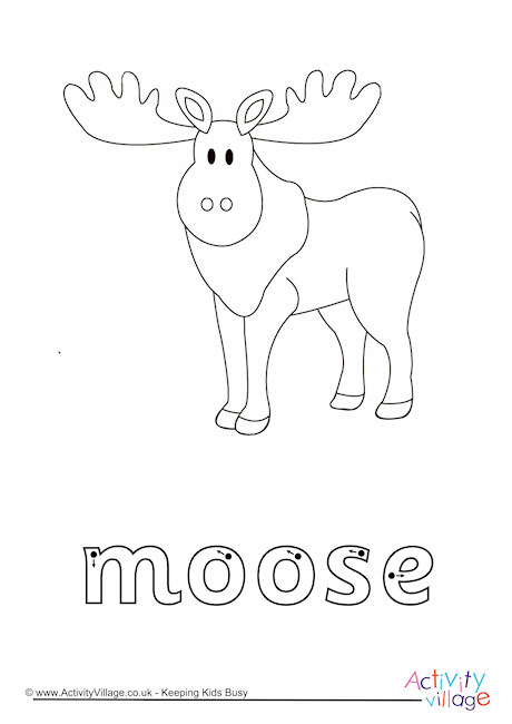 Moose Finger Tracing