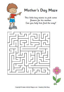 Mother's Day Mazes