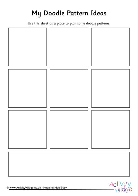 My doodle pattern ideas