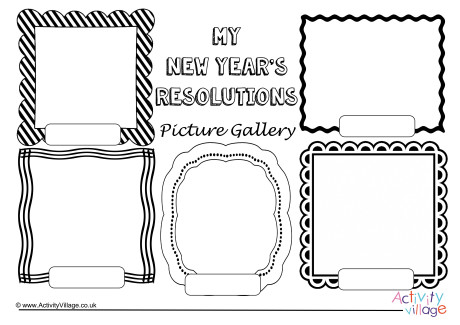 My New Year's Resolutions Picture Gallery