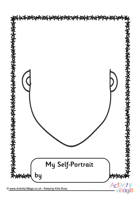 My self-portrait picture frame