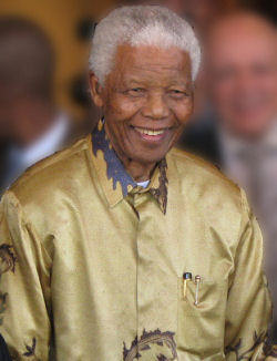 Nelson Mandela - photo courtesy of South Africa The Good News / www.sagoodnews.co.za