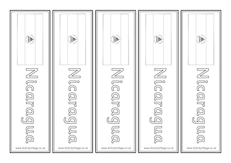 Nicaragua bookmarks