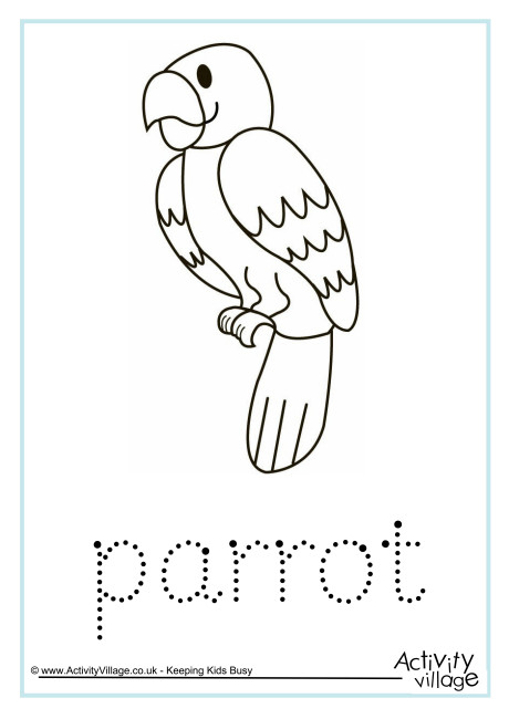 Parrot Word Tracing