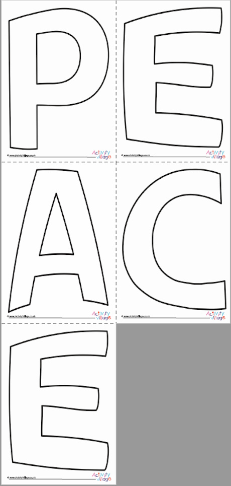 Peace letters - outline