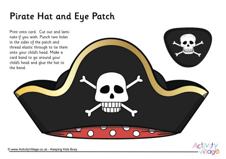 Pirate Hat and Eye Patch