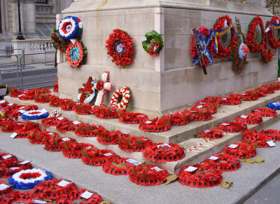 Poppies at the Cenotaph