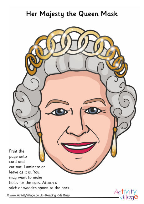 Queen Elizabeth Mask