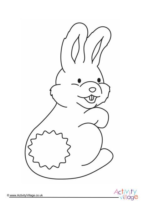 Rabbit Colouring Page 5