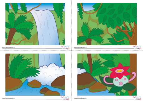 Rainforest Backdrop Large