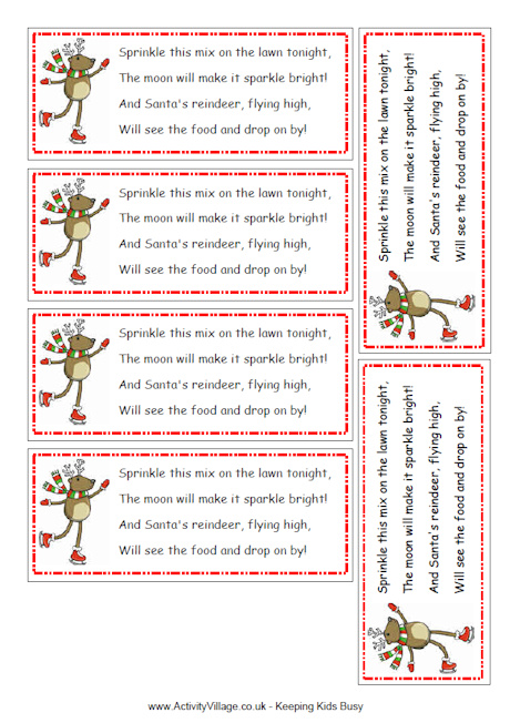 Reindeer food sprinkle