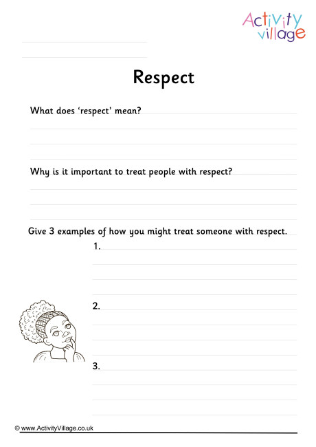 Respect Worksheet