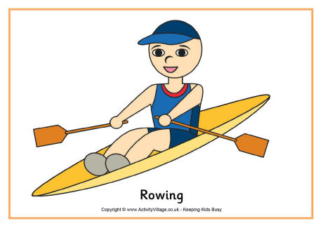 Rowing poster